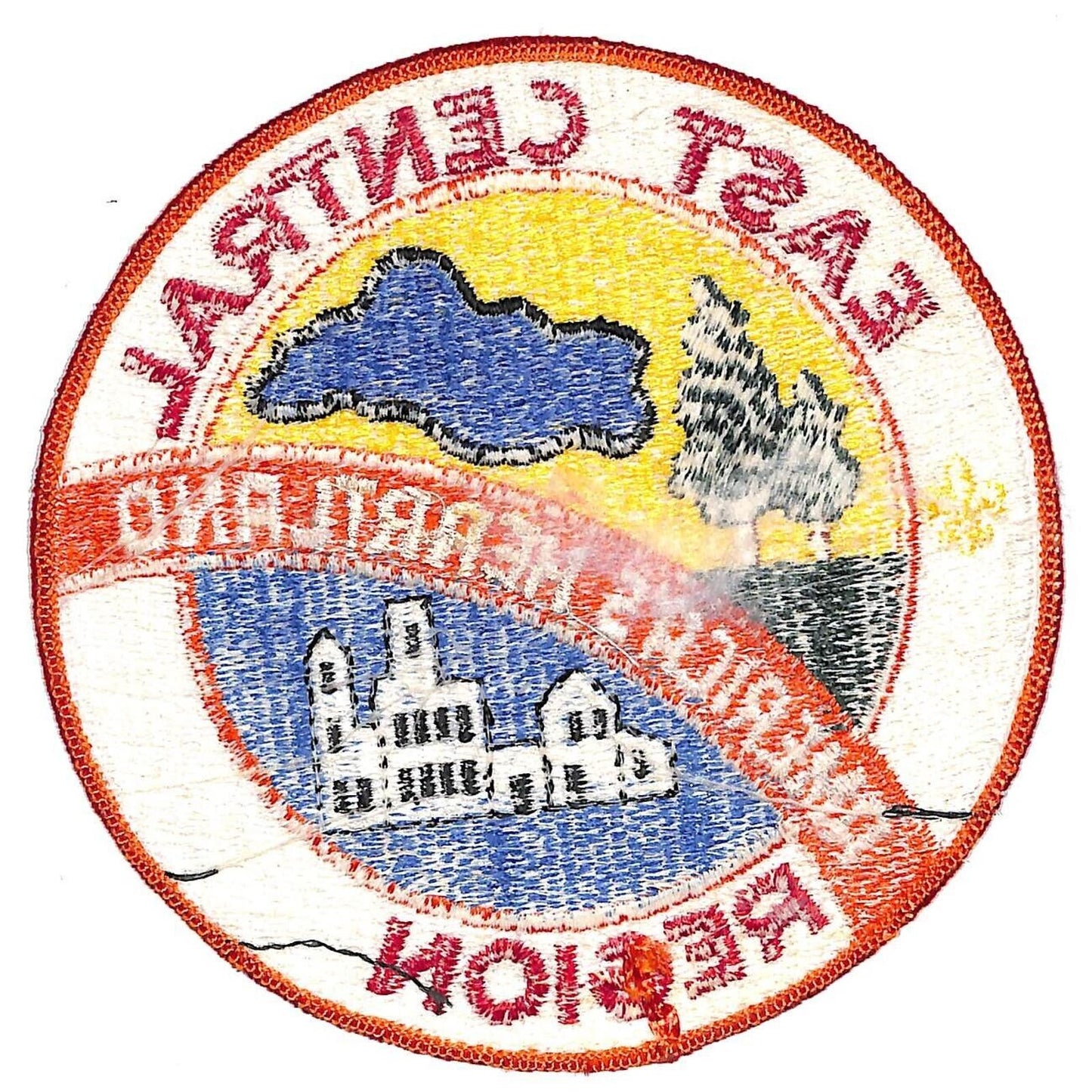 BSA Patch Large East Central Region "America's Heartland" 5 3/4" dia.