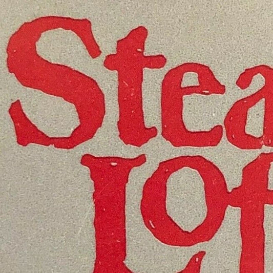 c1980's Wooden Matchbox Matchbook "Steak Loft" Restaurant Mystic, CT