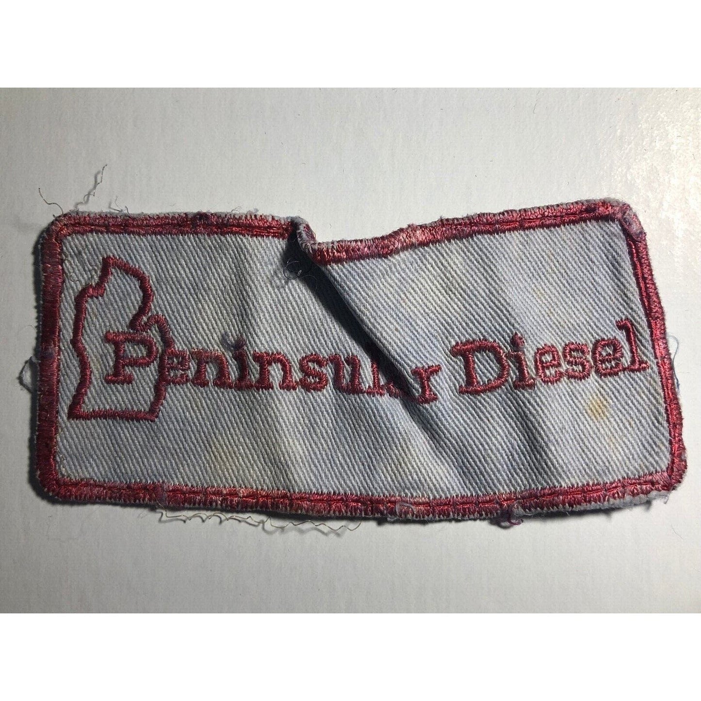 Peninsular Diesel Vintage Embroidered Patch c1960's-70's