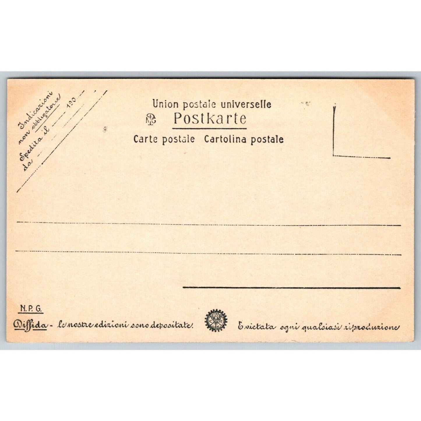 Naples National Museum Faustina ? Sculpture Postcard c1901-1907 NP