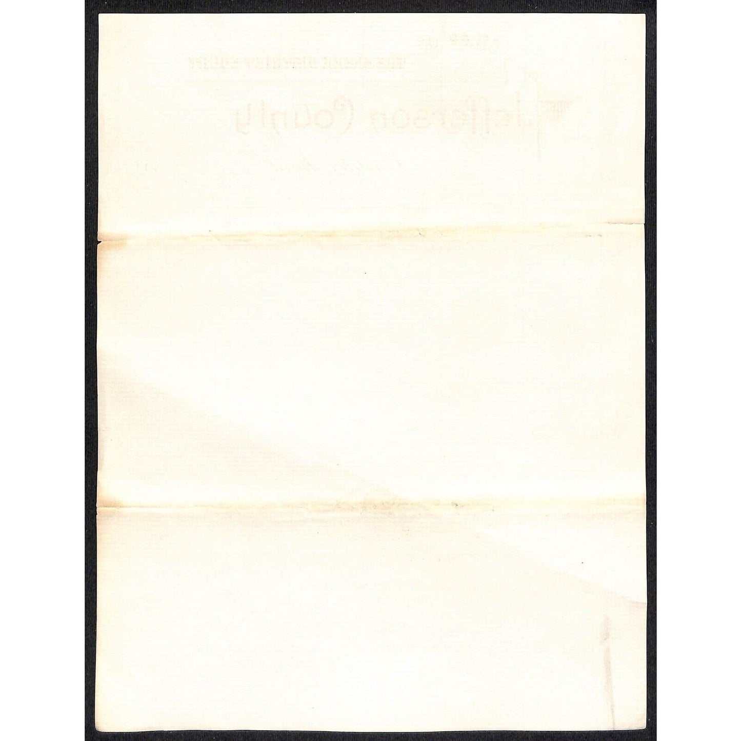Boulder Montana Jefferson County Clerk District Court - 1880's Letterhead