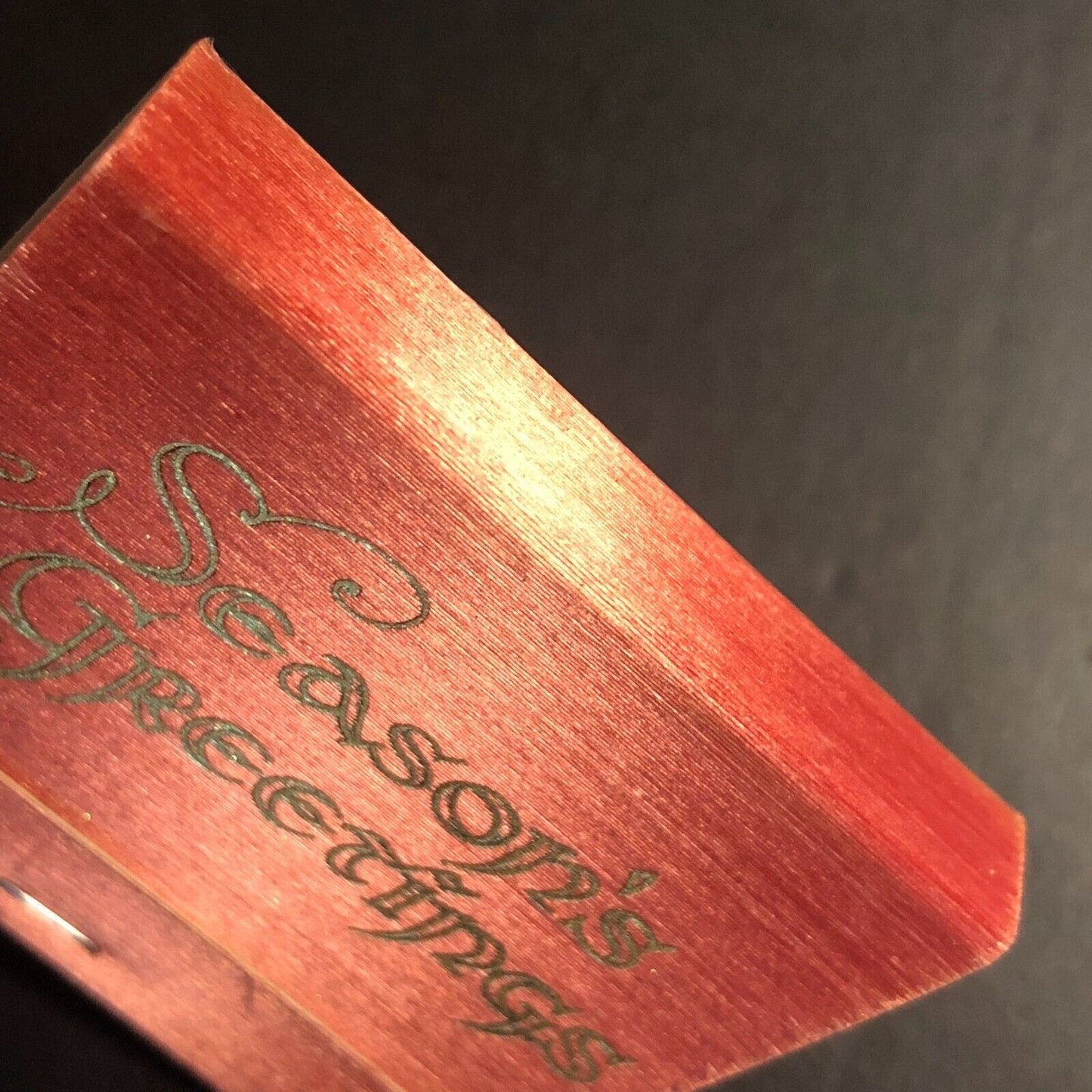 Black Angus Restaurant Springfield, IL "Season's Greetings" Matchbook c1974-84