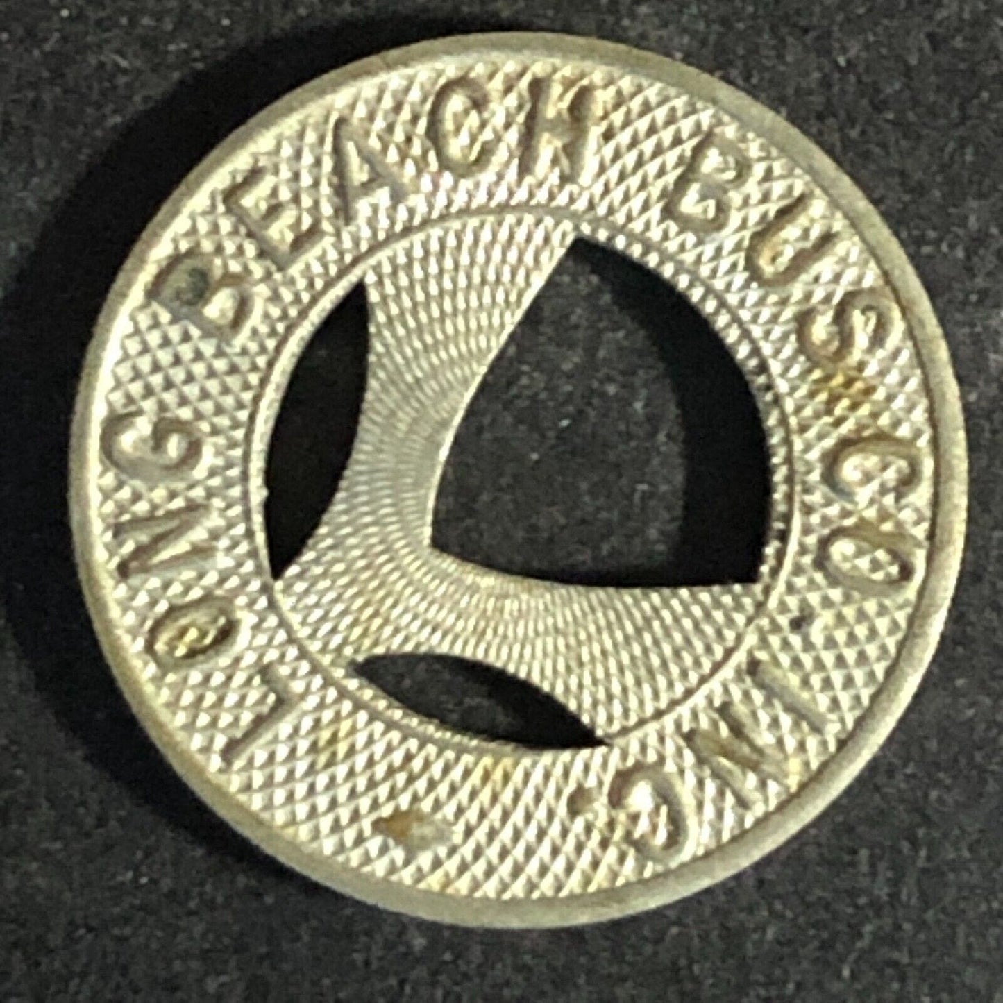 Long Beach Bus Co. Inc. (NY) WM G/F One Fare Nov May Transit Token c1929 16mm