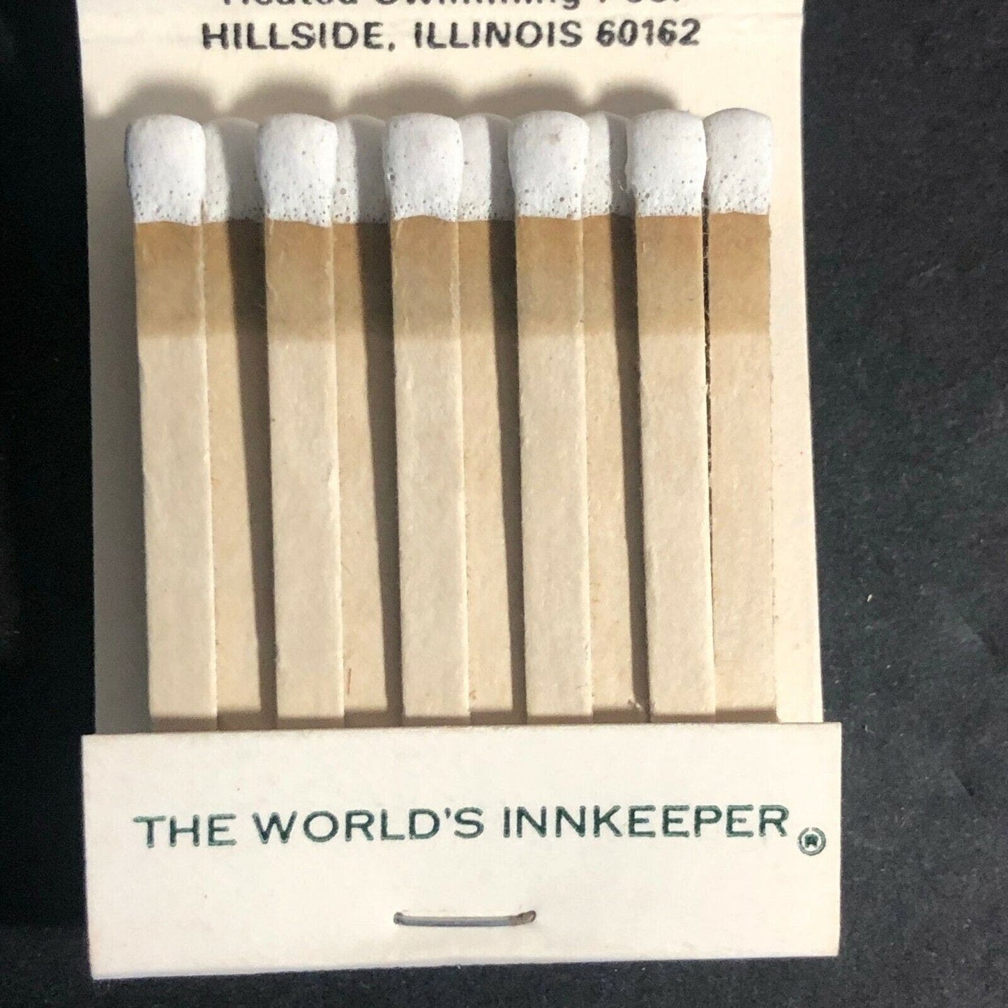 Vintage c1970's Full Matchbook "Holiday Inn" Holidex Computer Chicago Hillside