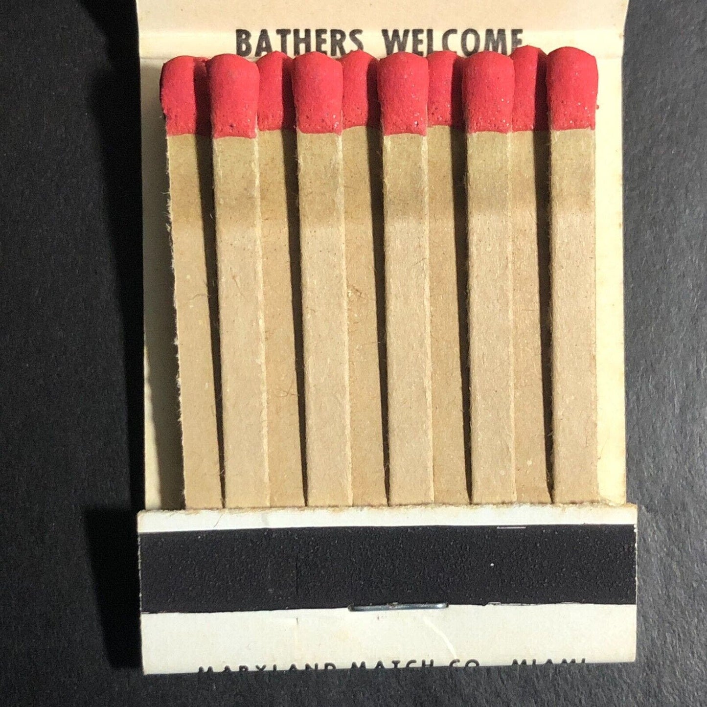 Forum Restaurant Lounge Pantry Ft Lauderdale Full Matchbook c1959-60s Scarce VGC