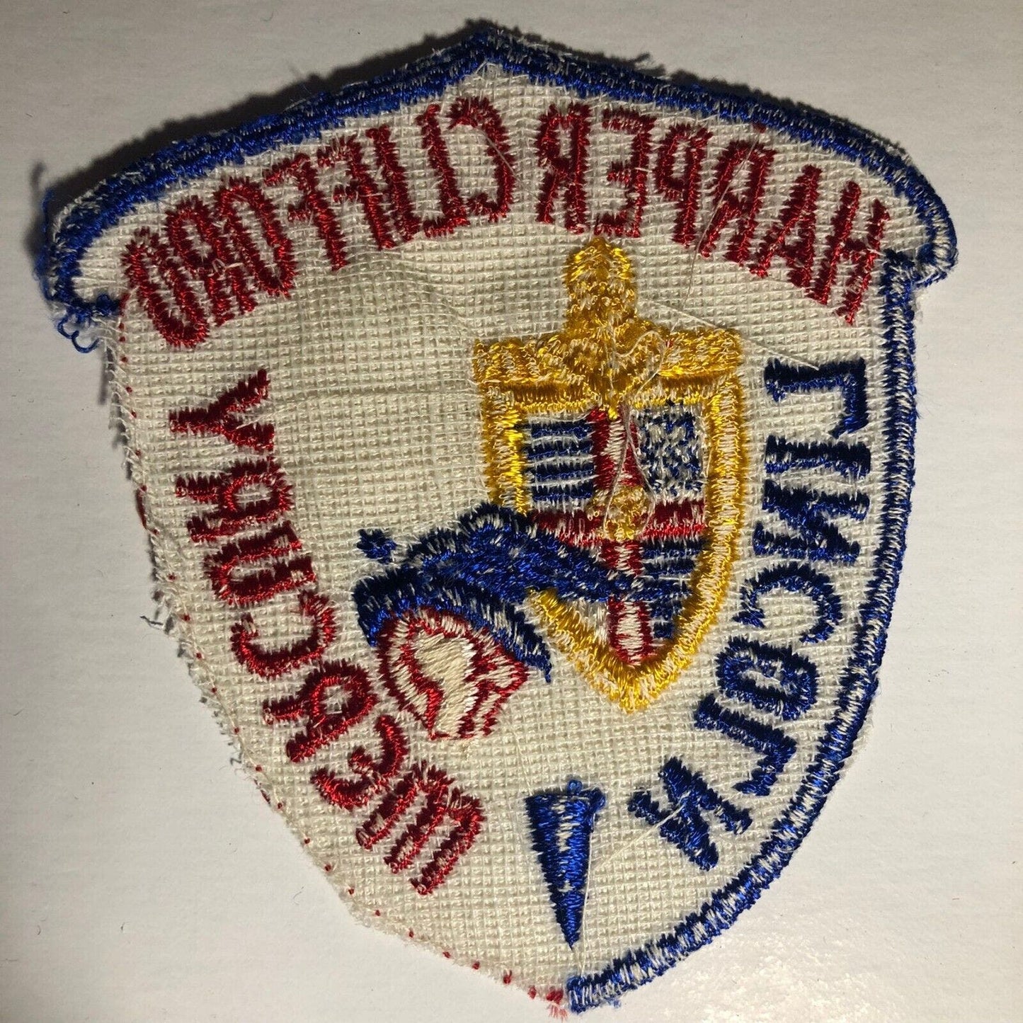 Harper Clifford Lincoln Mercury Ford Mt. Pleasant, MI Embr. Patch c1950's-60's
