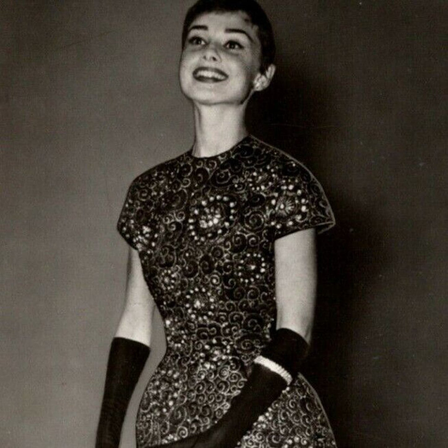 Audrey Hepburn Dutch RPPC Postcard - Ken Prag Collection - VGC