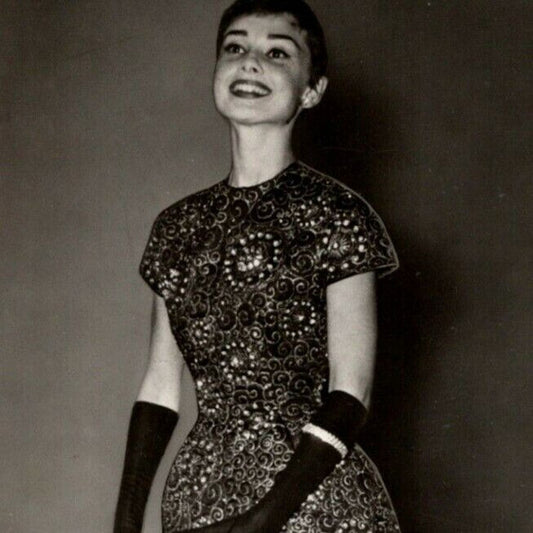 Audrey Hepburn Dutch RPPC Postcard - Ken Prag Collection - VGC