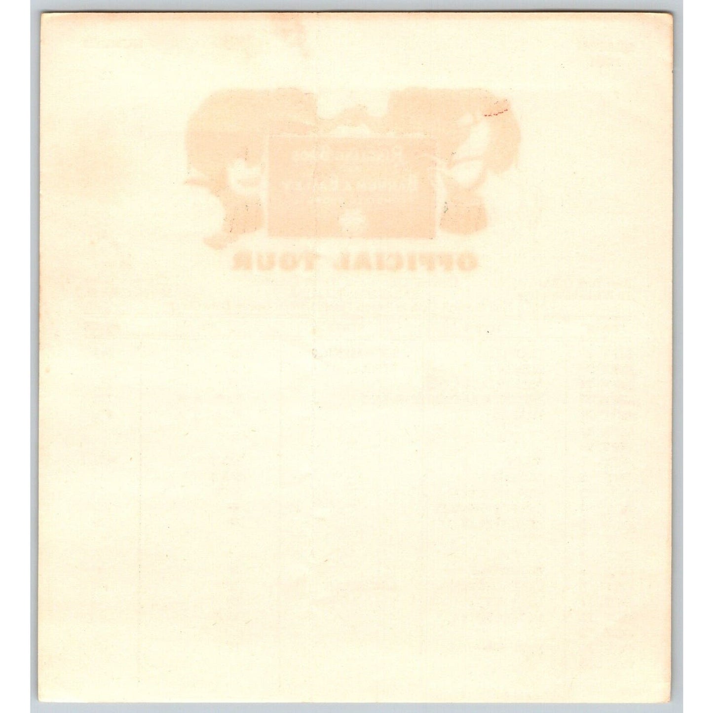 1951 Ringling Bros Barnum Bailey Circus Route Card Dallas Houston New Orleans
