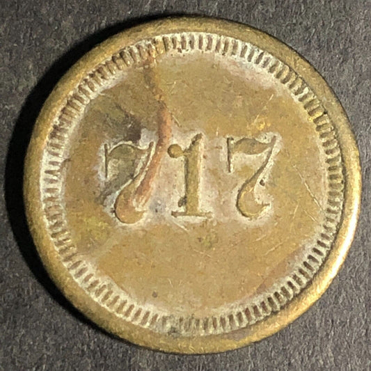 717 Brass Good For 5c In Trade Token - Maverick / Unknown 21mm
