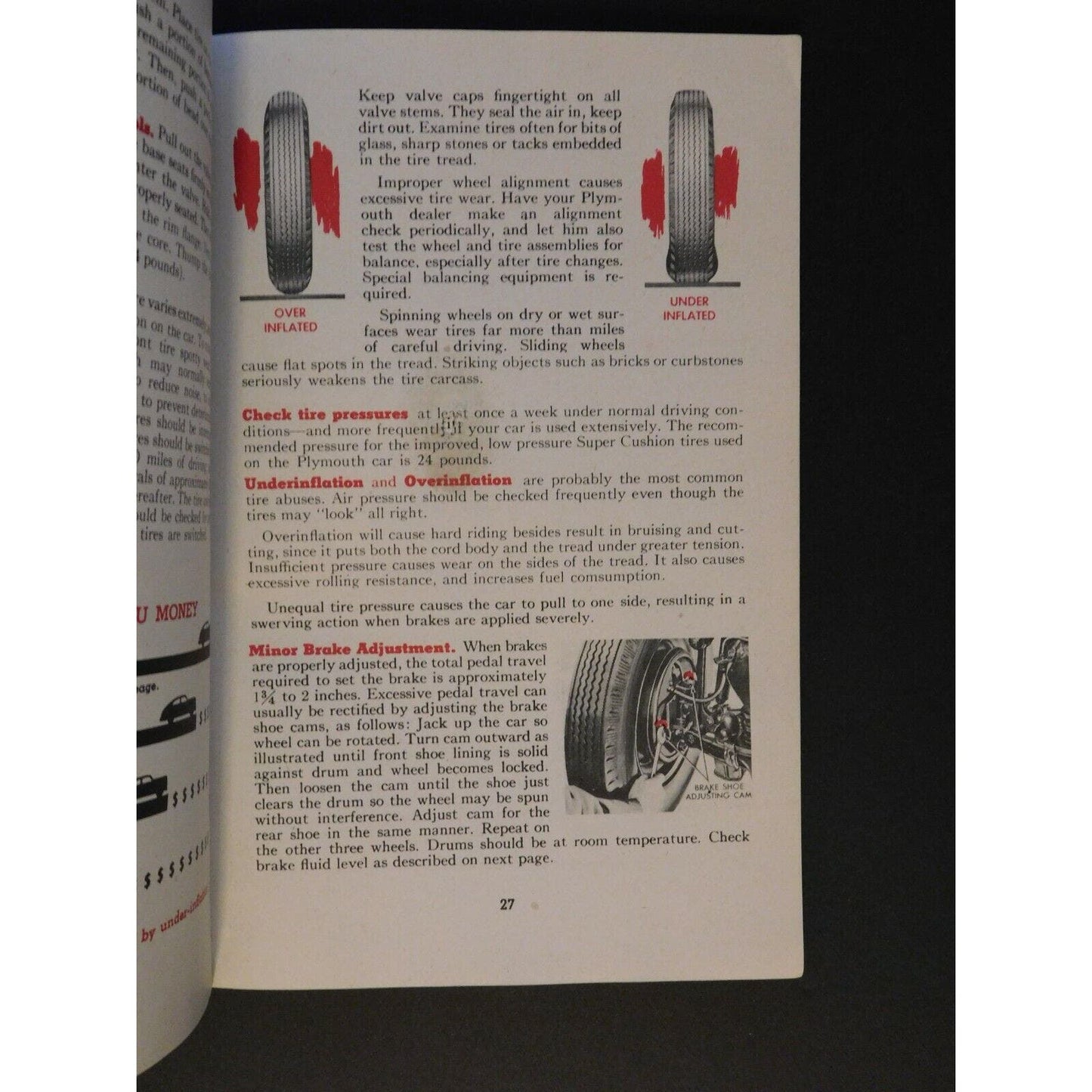 1947 Plymouth 48pg "The Inside Story" Booklet w/cover & Mopar Radio Man