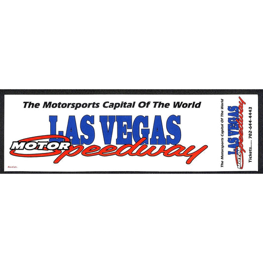 c1996 Las Vegas Motor Speedway 2 5/8" x 8 7/8" Sticker / Decal - VGC