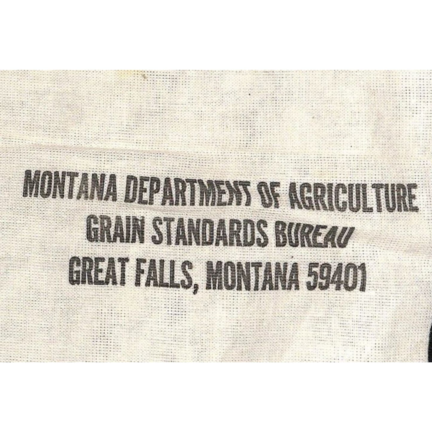 Great Falls, MT Montana Department of Agriculture Sturdy Cotton Coin Bag VGC