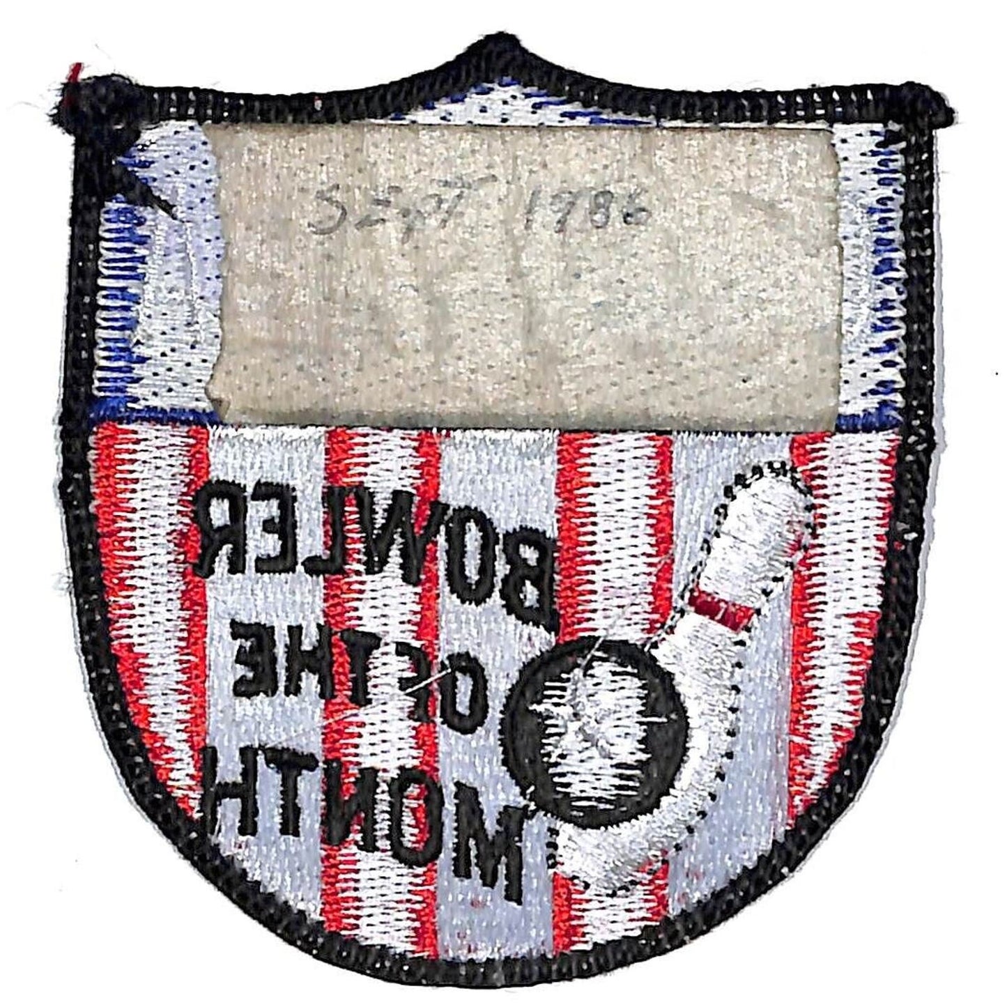Bowler Of The Month GSCVYABA Embroidered Bowling Patch
