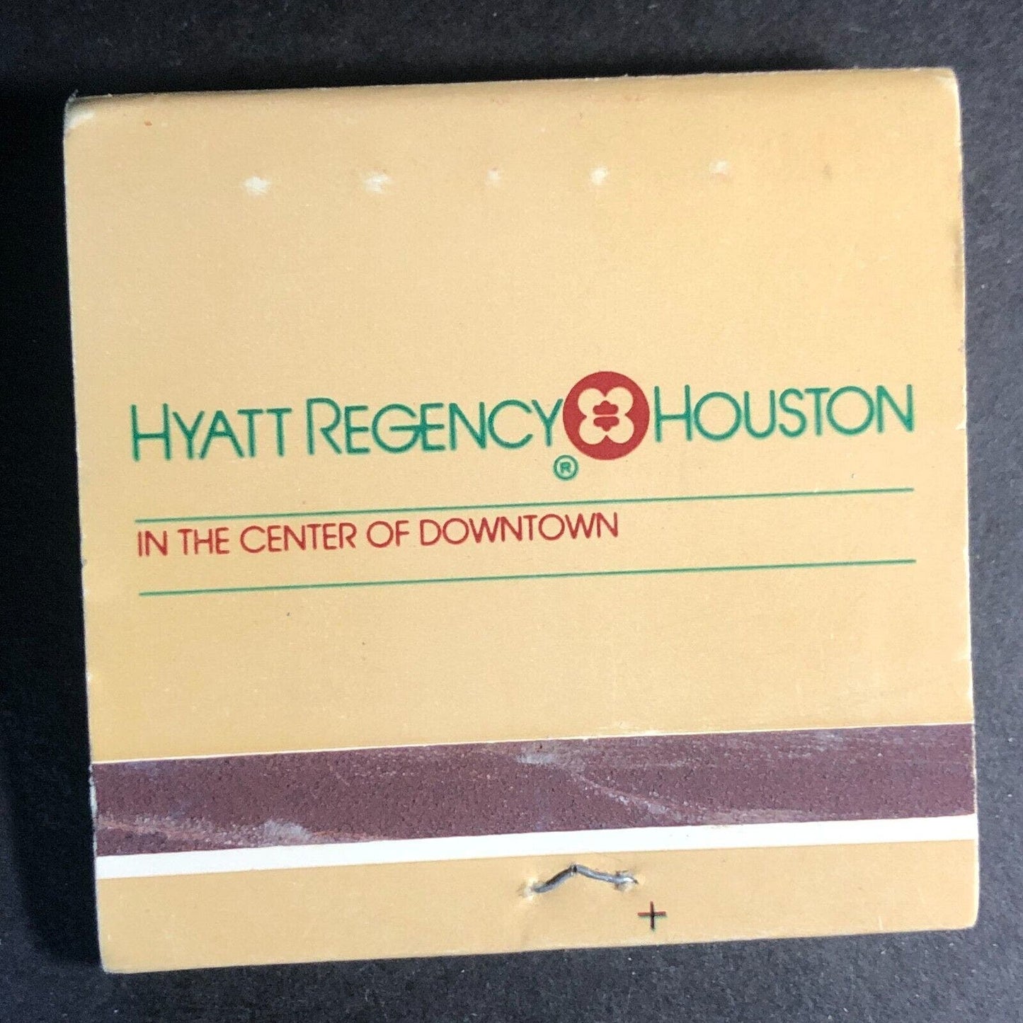 The Back Room Restaurant Hyatt Regency Houston Matchbook c1980's