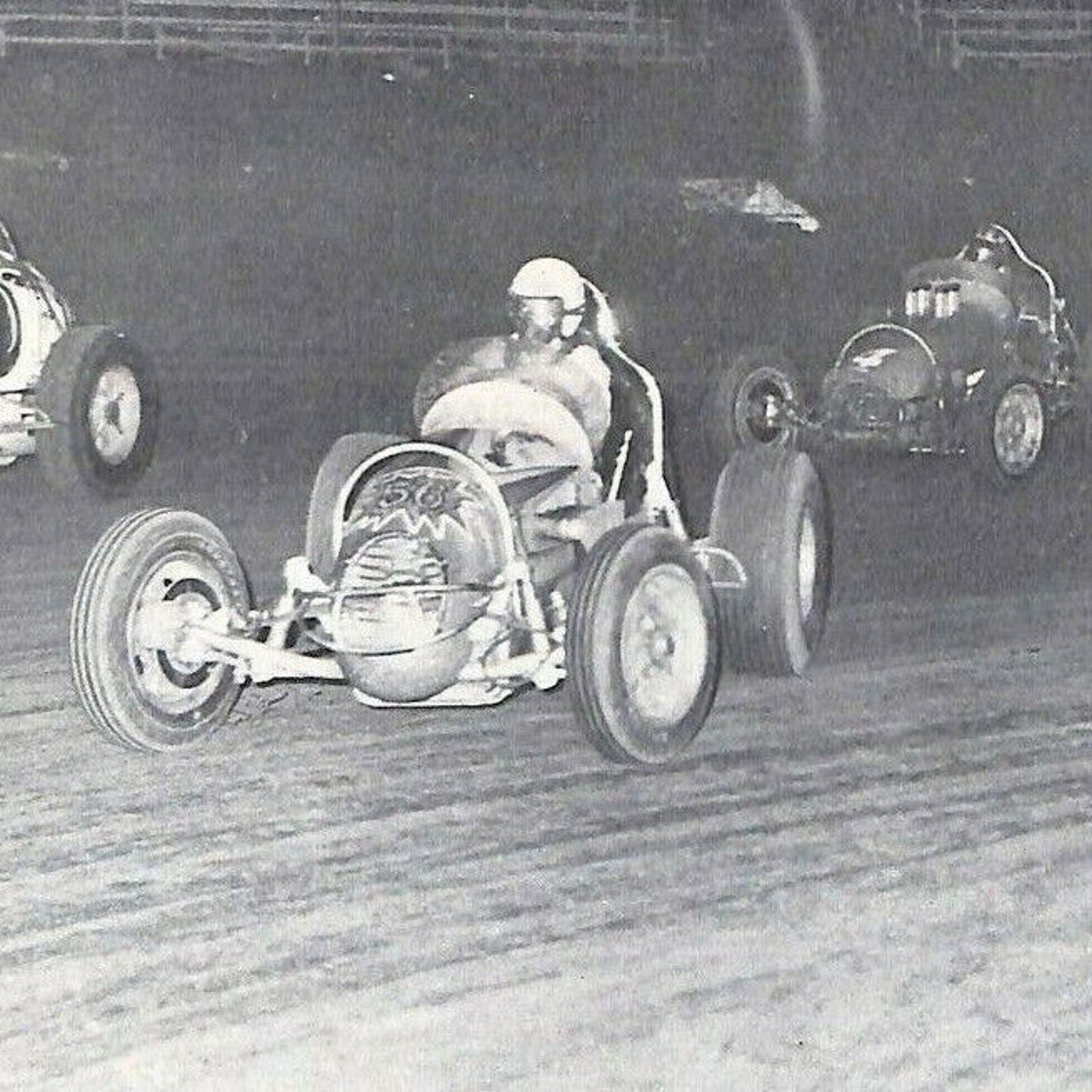 Scarce 9/3 1966 Sprint Car Auto Racing CRA Program Whiteman Speedway 16pp.