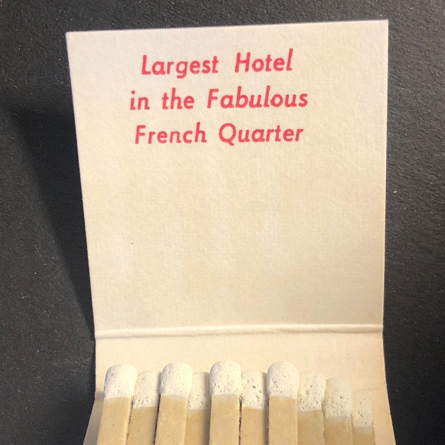 Hotel Monteleone New Orleans Near Full (-2) Matchbook c1960's-73