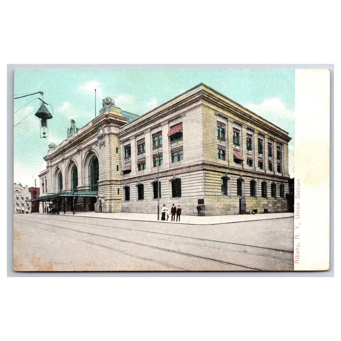 c1905 Union Station, Albany, NY Postcard Undivided NP VGC