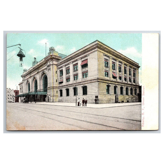 c1905 Union Station, Albany, NY Postcard Undivided NP VGC