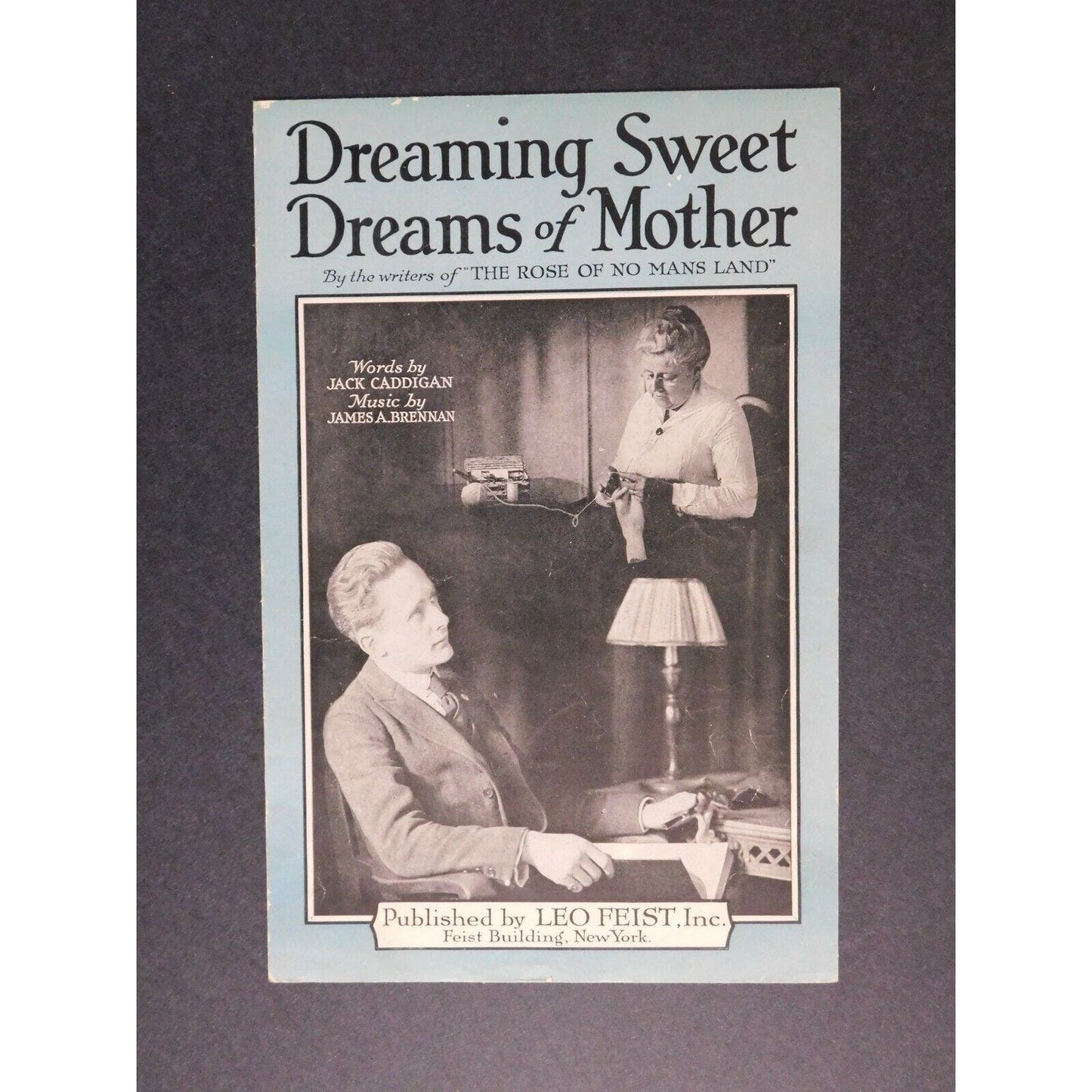 Scarce Vintage 1918 Sheet Music - - "Dreaming Sweet Dreams of Mother"