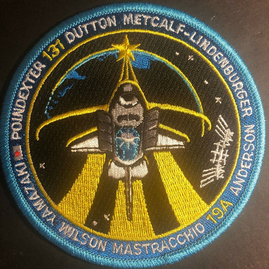 NASA Shuttle Flight Crew Mission Embroidered Patch - STS 131 Discovery