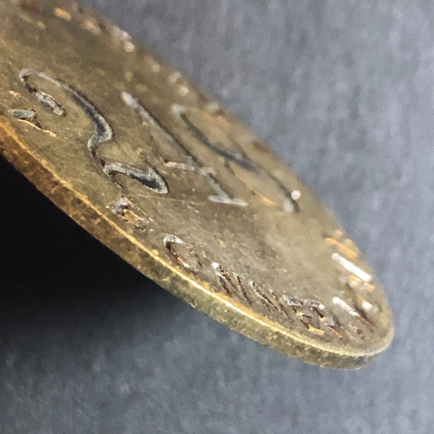 Anaconda Copper Mining Co. Bonner, MT Saw Mill Brass Tool Check Tag 32.5mm #248