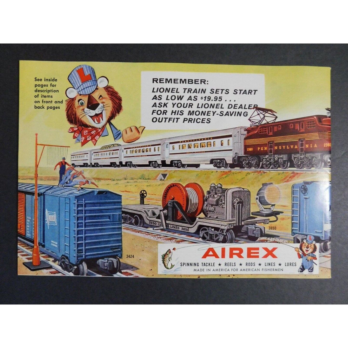 Original 1956 Lionel Electric Trains Catalog 39pgs. VGC/EXC Gary Nelson Coll.