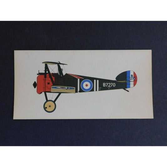 Hugh Evelyn "Best Wishes" Card Drawn by Roy Cross - 1917 Sopwith Camel - c1962?