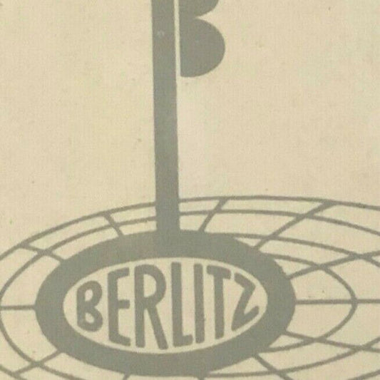 c1960's-70's Wooden Matchbox / Matchbook - Berlitz School of Languages NY, NY
