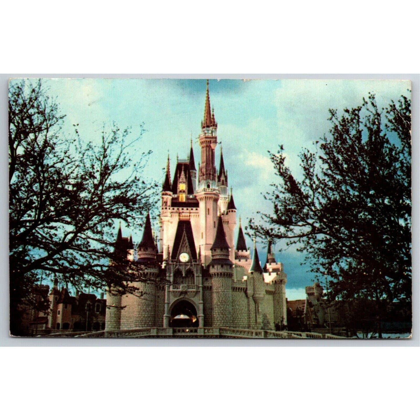 Vintage Disney World Postcard - "Cinderella Castle - Fantasyland" c1972