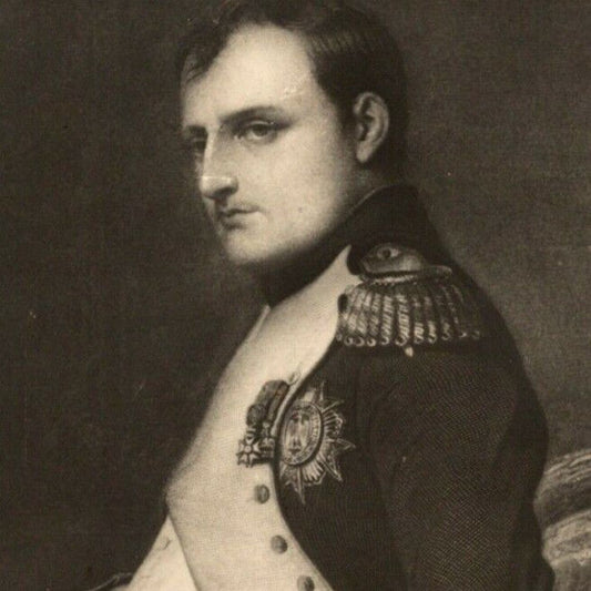 c1907-16 Ukrainian Postcard - Napoleon Portrait - Delaroche