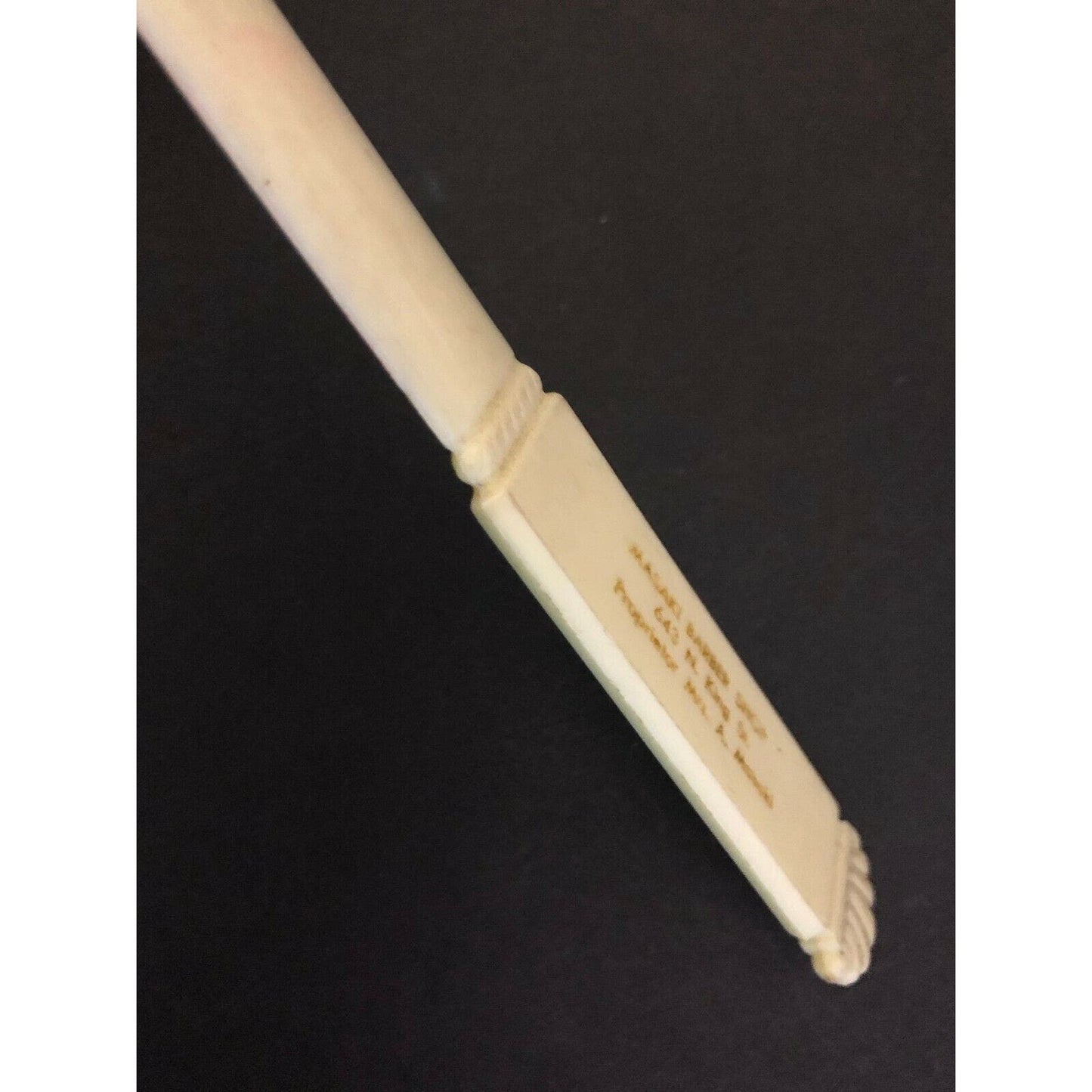 c1920's-30's 7.25" Masaki Barber Shop Hawaii ? Celluloid Adv. Letter Opener