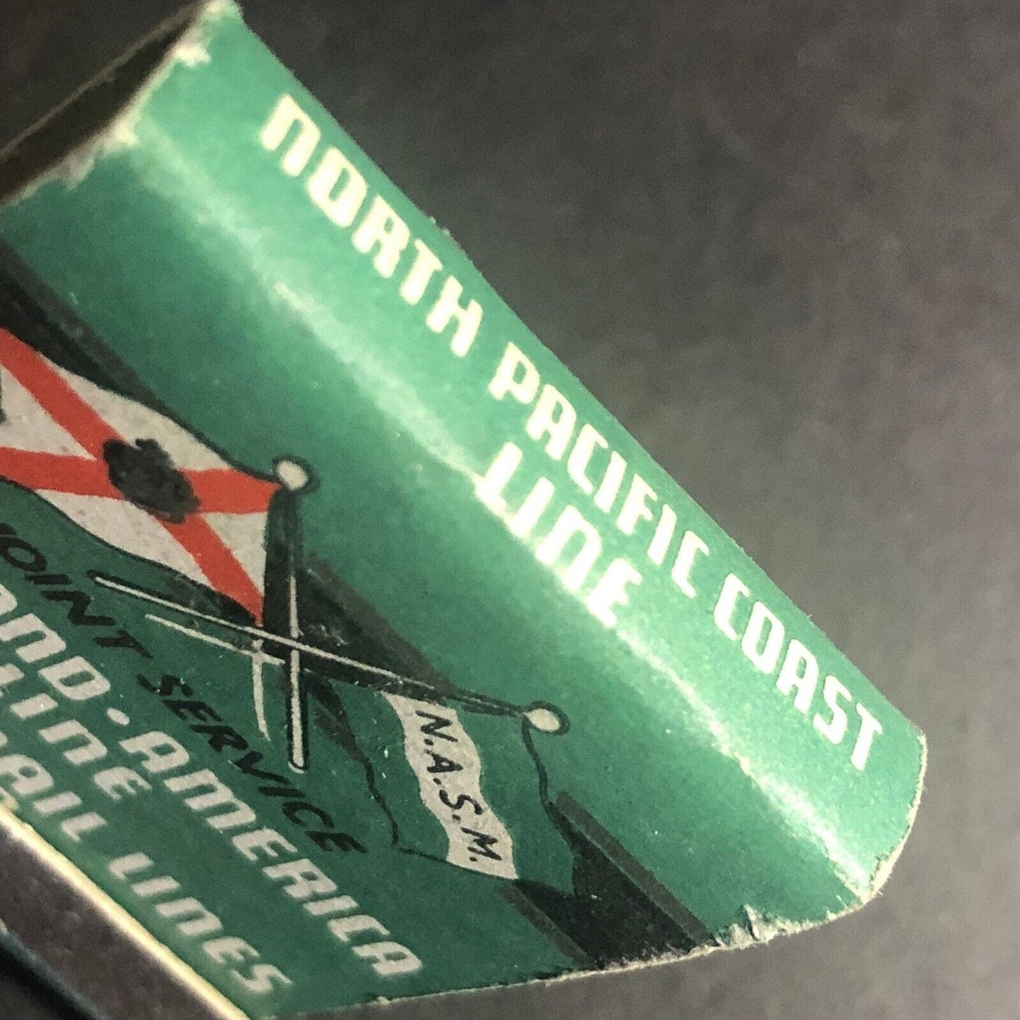 Holland America Royal Mail Lines Full 20-Strike Matchbook c1938 VGC Very Scarce