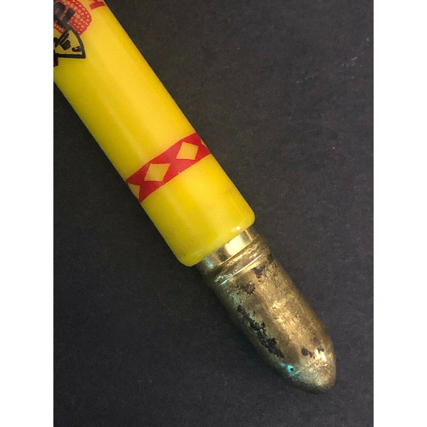 c1930's-40's "Thompson Hybrid Corn Belmond, Iowa" Advertising Bullet Pencil