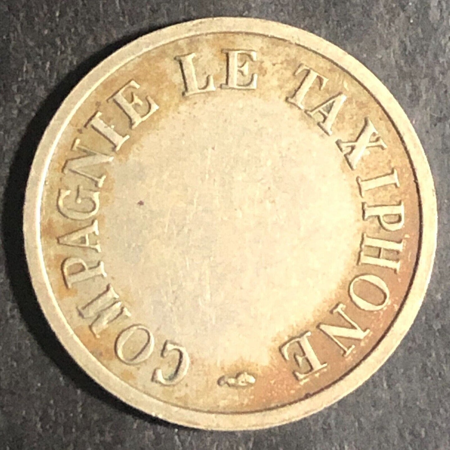French Telephone Token Pay Phone Compagnie Le Taxiphone 19mm