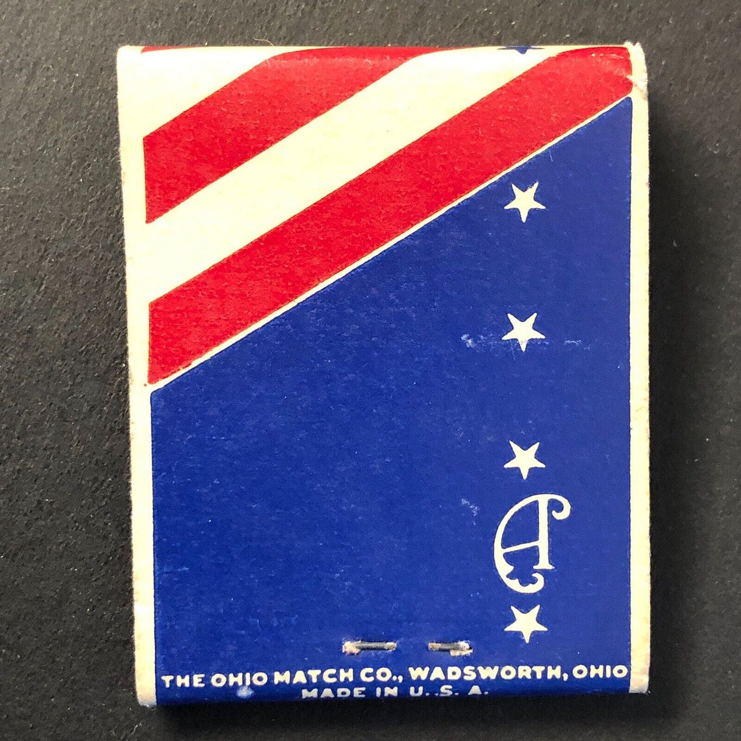 Adolphus Hotel Dallas (Busch) Vintage Full Matchbook c1930's-40's Flag Scarce