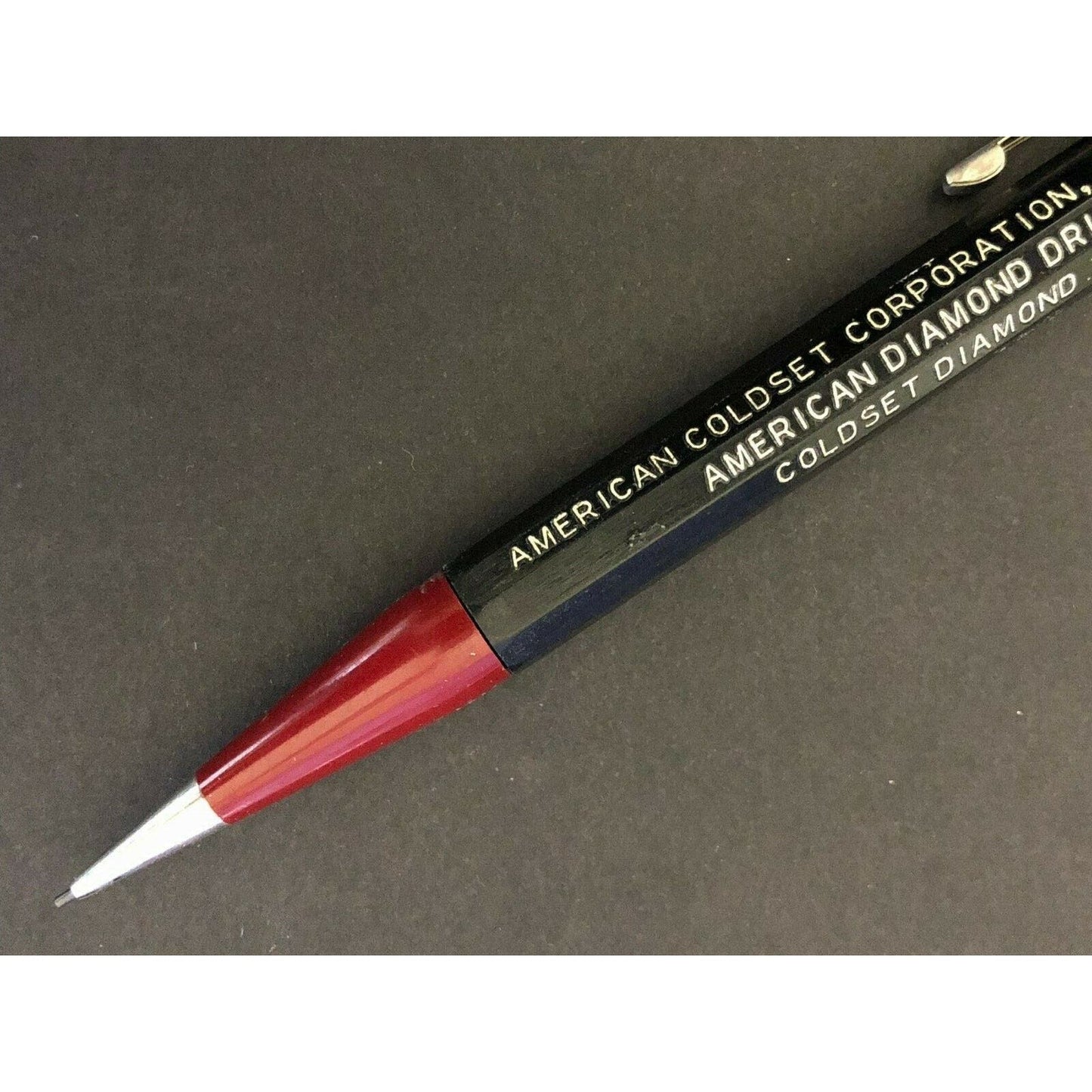 c1940's-50's American Coldset Diamond Drills Patterson, NJ Mech. Adv. Pencil