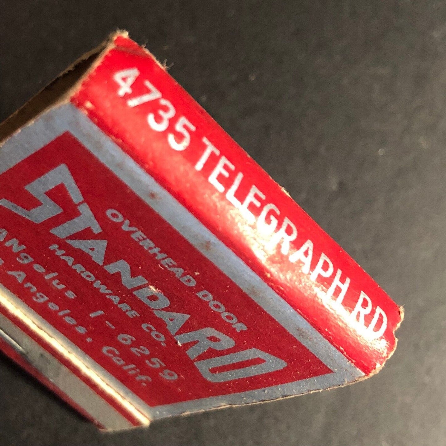 Standard Overhead Door Hardware Los Angeles Matchbook c1940's-50's 20-Strike