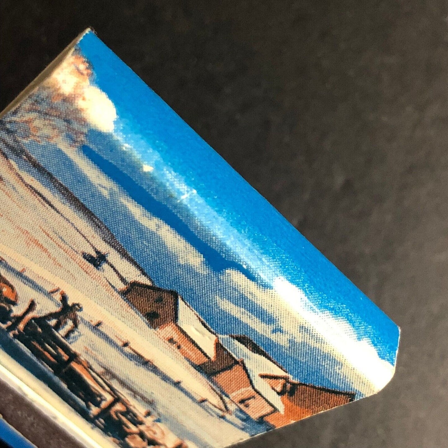 Risher Fire Brick Chicago Merry Christmas 20-Strike Matchbook Winter Scene c1960