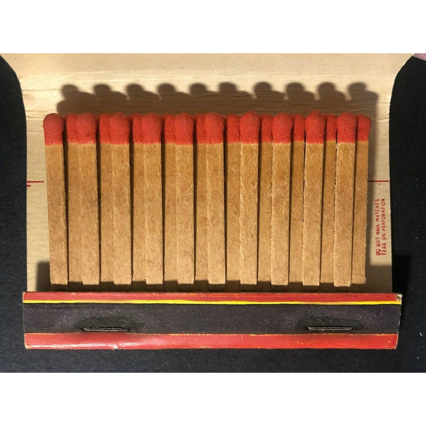 Scarce c1940's Full Matchbook Ordnance Training Center Camp Santa Anna Calif.