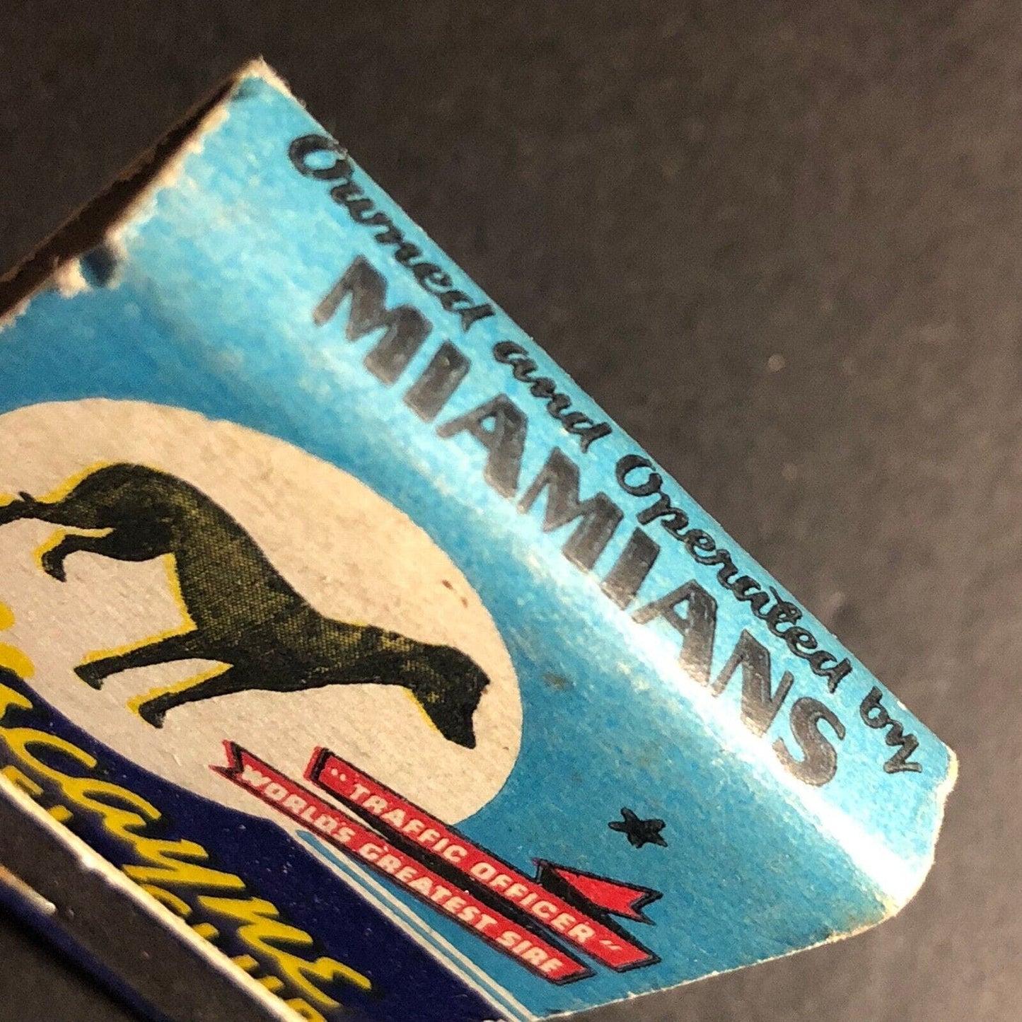 Biscayne Kennel Club Miami 20-Strike Full Matchbook c1940's-50's Very Scarce