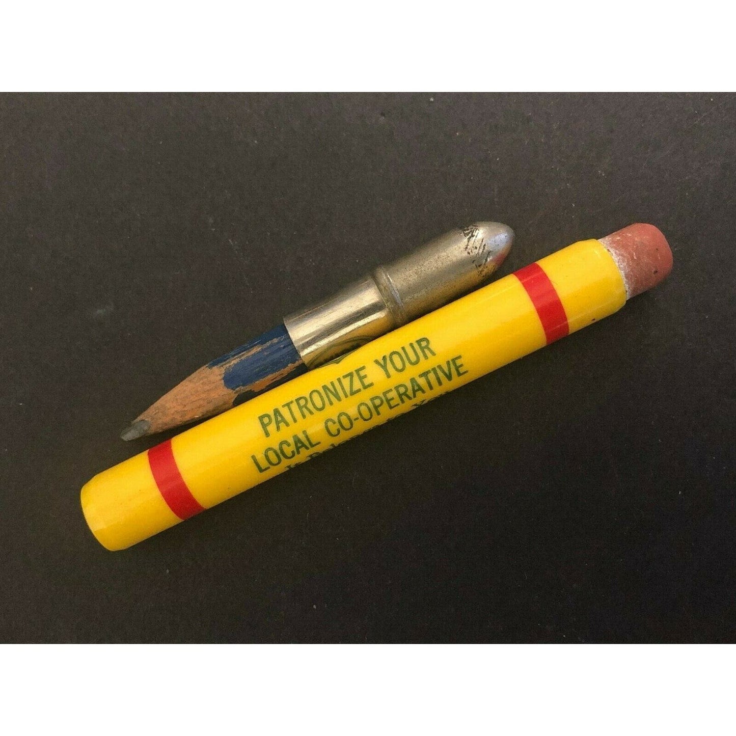 c1930's-40's "Farmers Union" "..Your Local CO-OP" Advertising Bullet Pencil