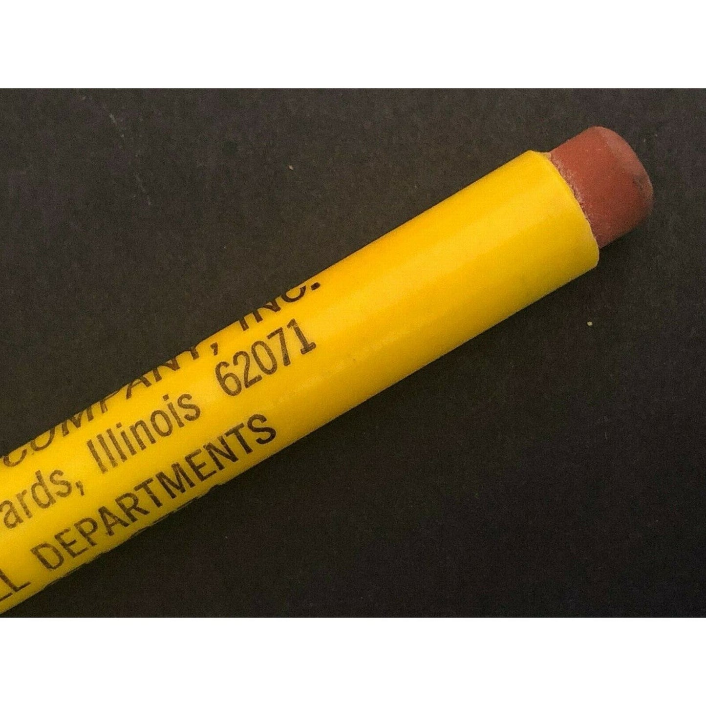 c1930's-40's "Marshall Livestock National Stock Yards. IL" Adv. Bullet Pencil