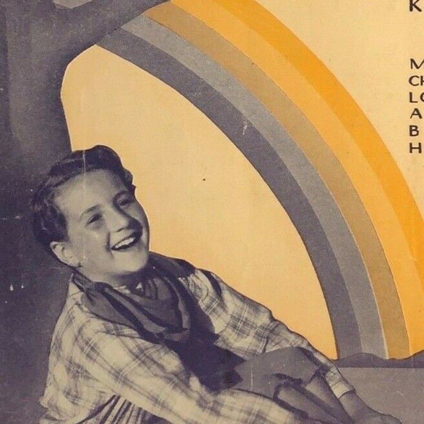 Vintage 1940's Sheet Music "Rainbow On The River" Paul Webster & Louis Alter