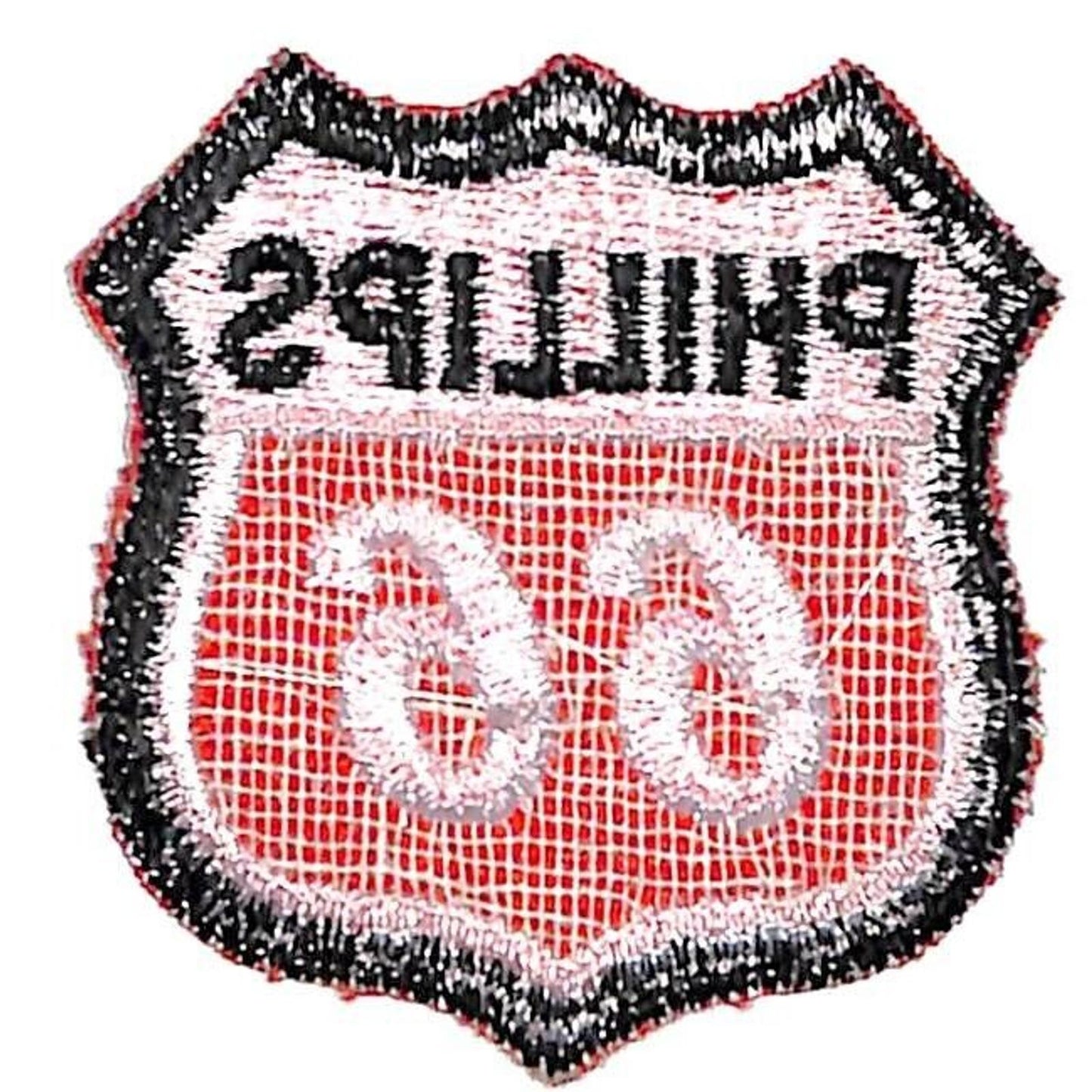 Phillips 66 Embroidered Patch NOS c1960's-70's 1 3/4" x 1 3/4"