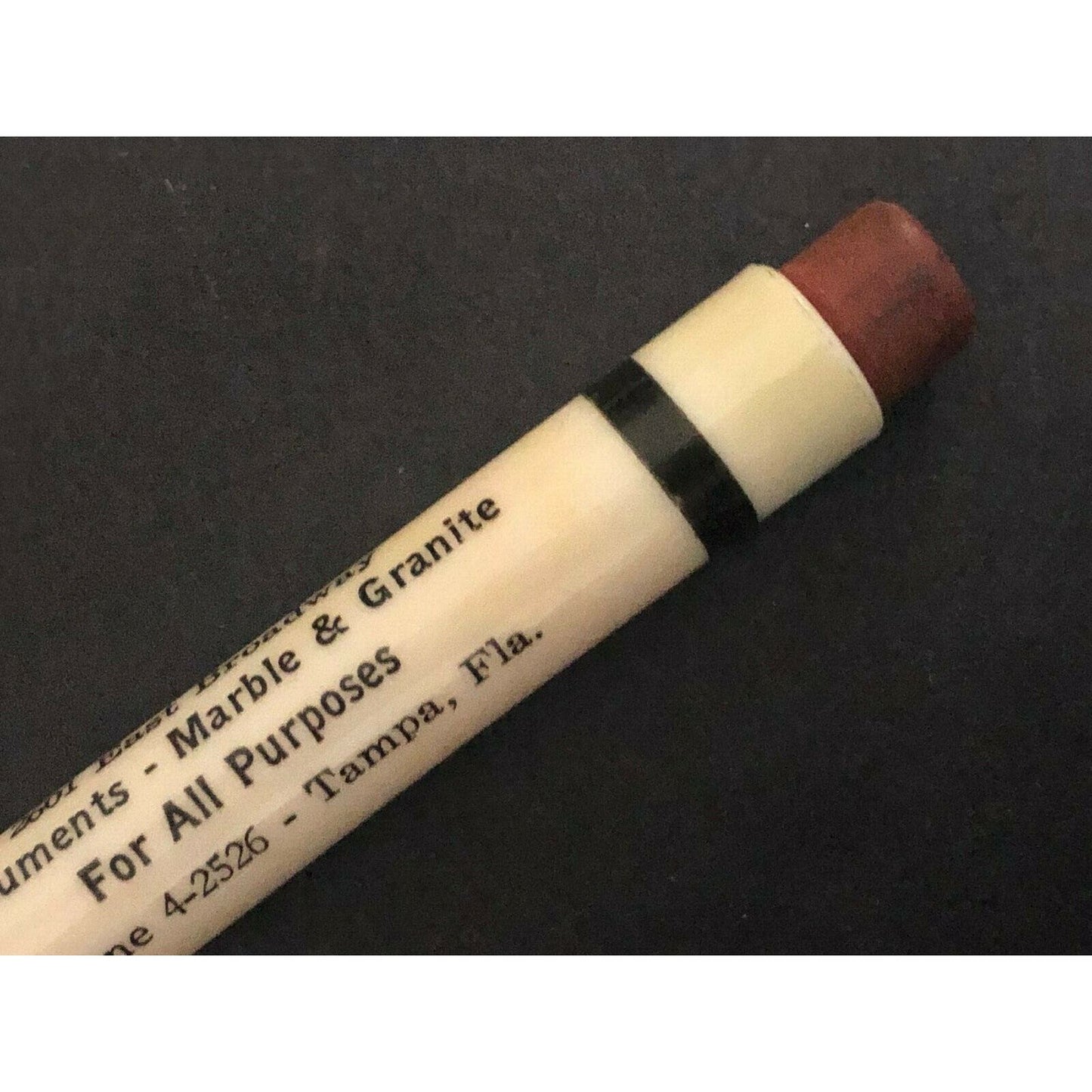 c1930's-40's "Turner Marble & Granite Tamps, FLA" Advertising Bullet Pencil