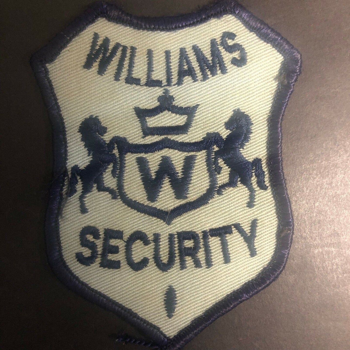 Vintage c1960's-70's "Williams Security" Embroidered Patch