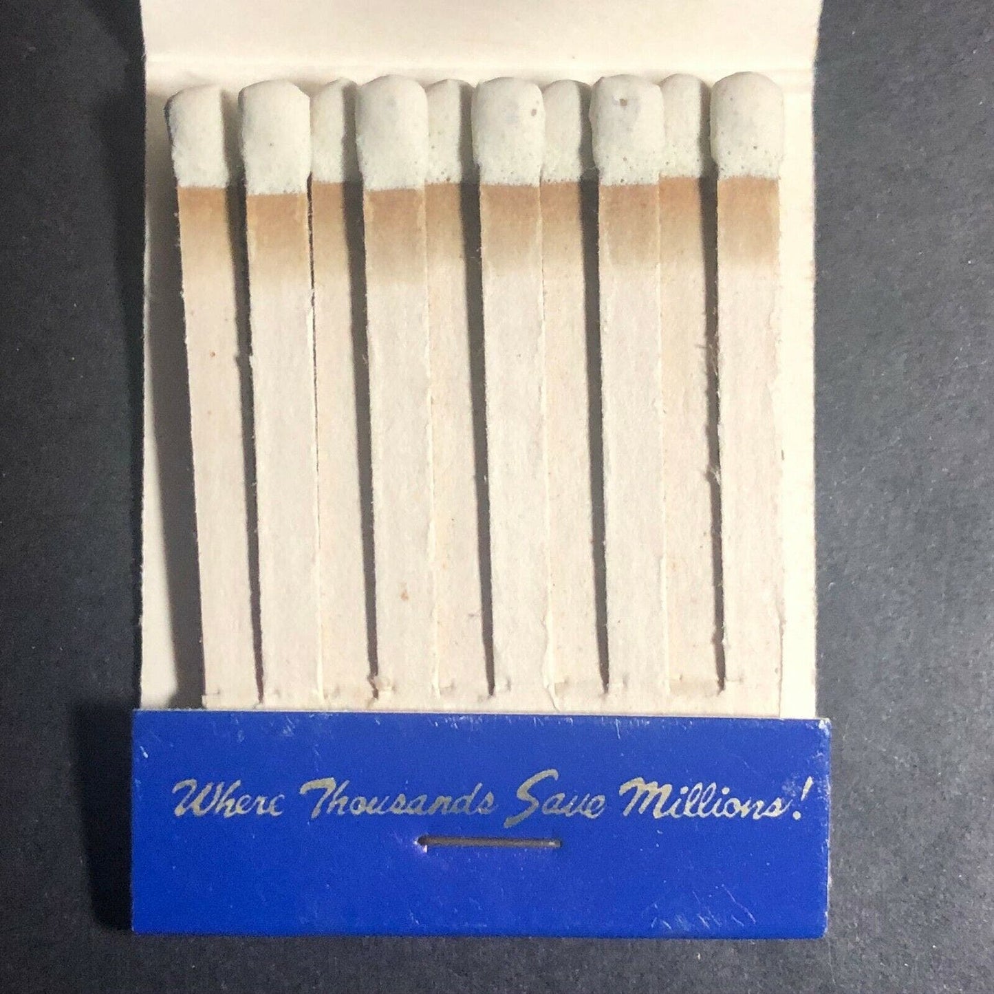 70's Full Matchbook Coast Federal Savings "Offices From Bradenton to Naples"
