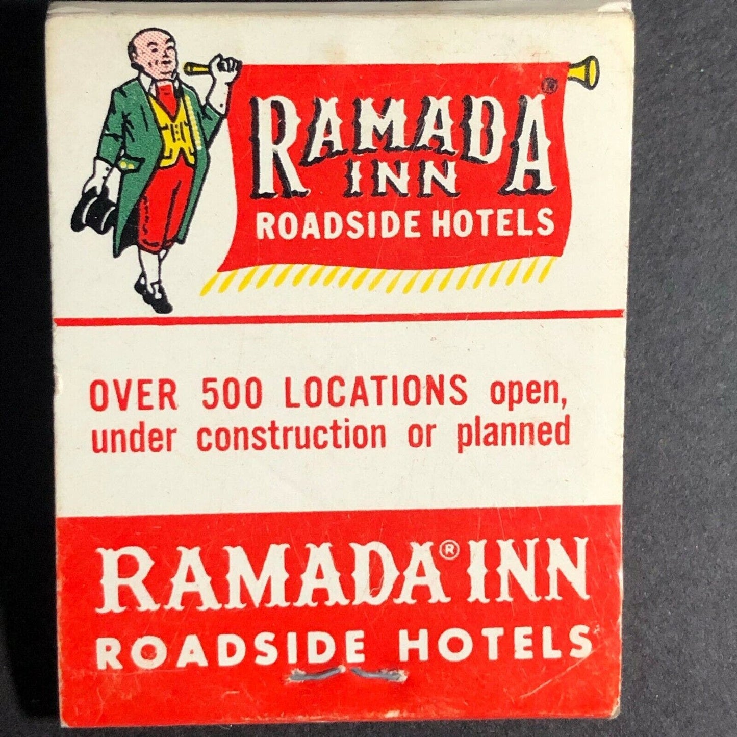 Vintage c1960's-75 Matchbook Ramada Inns w/ Many Gasoline Logos