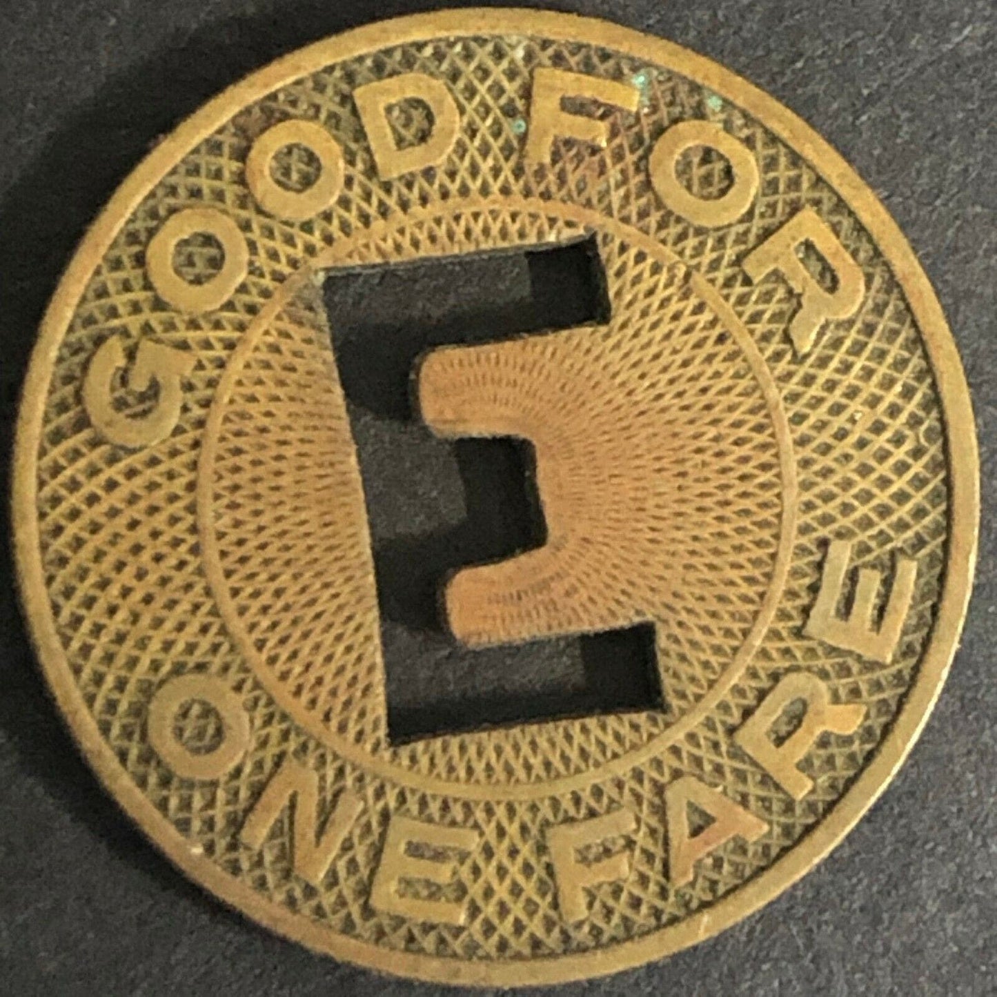 Scarce 16mm Brass Everett City Lines Inc. Good For One Fare Washington State